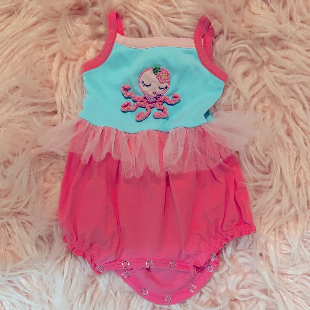 Lemon loves Lime Cute Octopus Baby Romper
